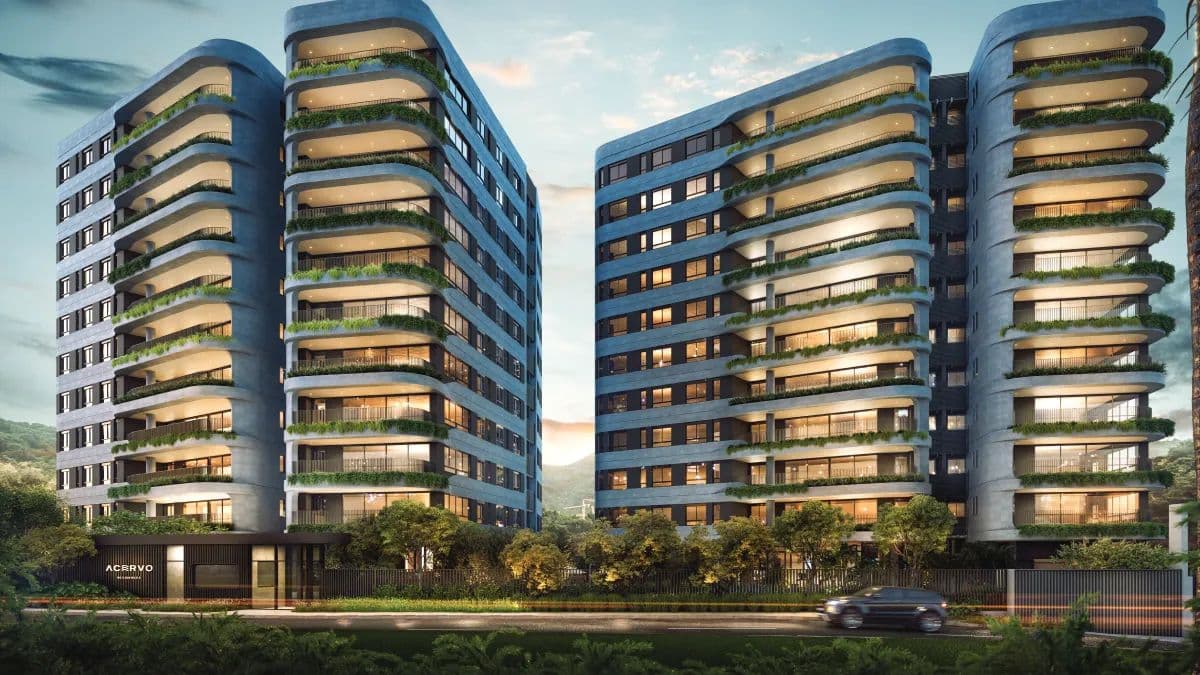 Perspectiva ilustrada do Acervo Residences Alphaville