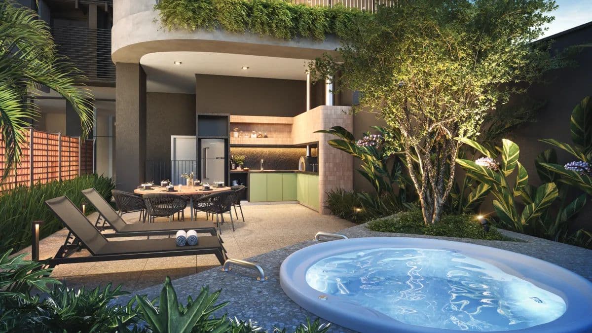 Perspectiva ilustrada do Acervo Residences Alphaville